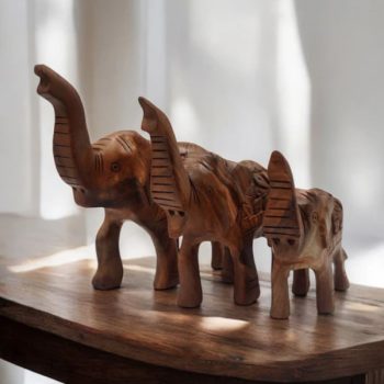Elephant Sculpture - Set of 3